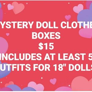 18" doll clothes Temporary sale!